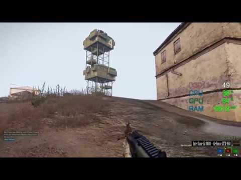 GeForce GTX 960 -- Intel Core i5-8400 -- Arma 3 FPS Test KOTH Very High