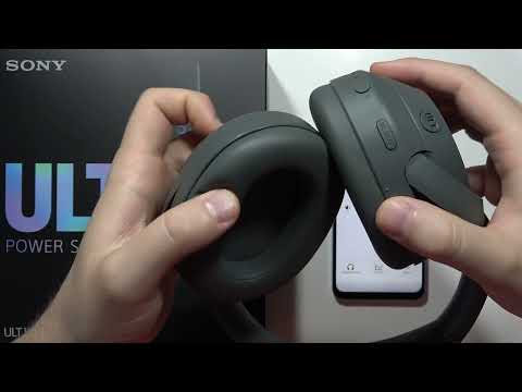 How to Turn ON/OFF Noise Cancellation on SONY ULT Wear Headphones - Adjust ANC