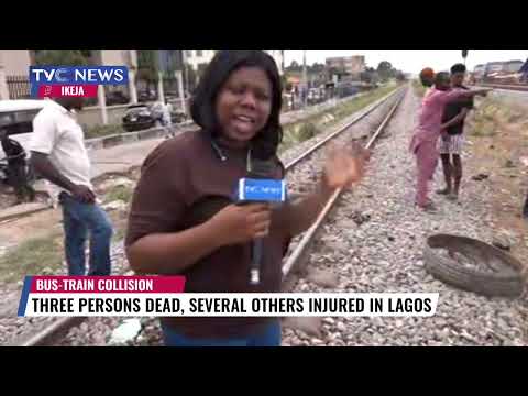 UPDATE: Lagos Staff Bus Crushed By Train, Many Feared Dead