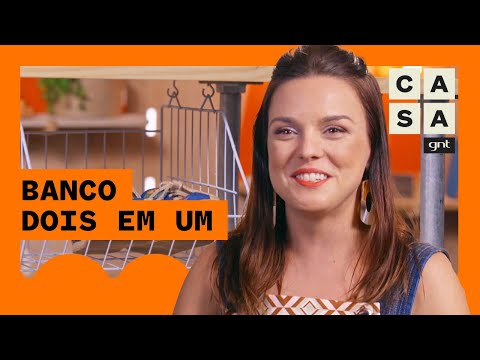 Banco e sapateira feito em casa! | Faça Você Mesmo | Thalita Carvalho | Casa GNT