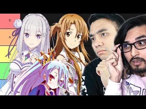 Making The ULTIMATE Isekai Anime Tier List (ft. Gigguk)