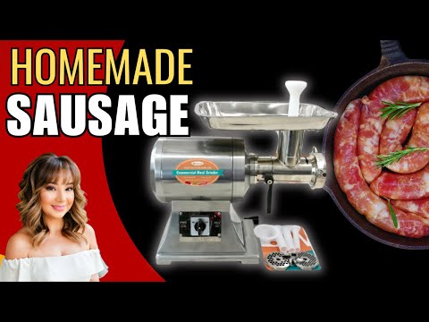 Making Homemade Sausage with the Newhai Meat Grinder