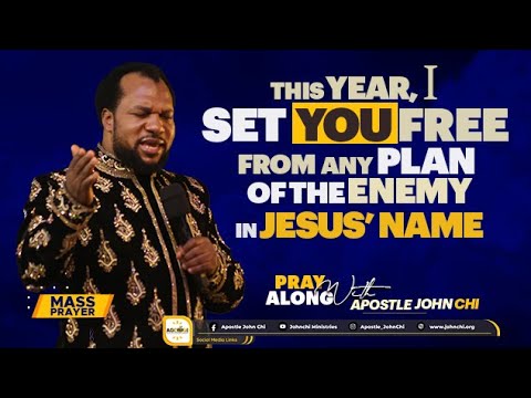 THIS YEAR, I SET YOU FREE FROM ANY PLAN OF THE ENEMY IN JESUS NAME