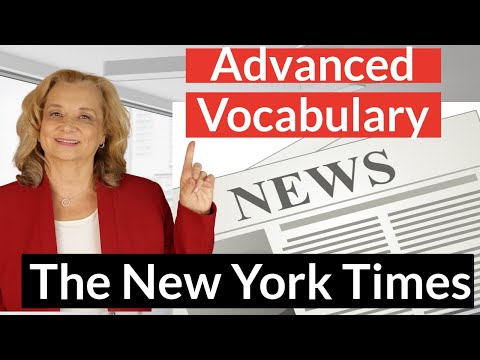 Thumbnail for Advanced Vocabulary and Accent Practice with The New York Times