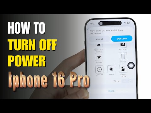 How to Turn Off / Power Off / Shutdown iPhone 16 Pro