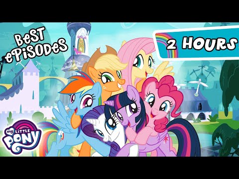 Thumbnail for My Little Pony: Friendship is Magic | FAN FAVORITE EPISODES | 2 Hour Compilation | MLP Full Episodes