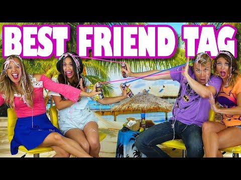 The Best Friend Challenge with Silly String Jinx Words Video . Totally TV