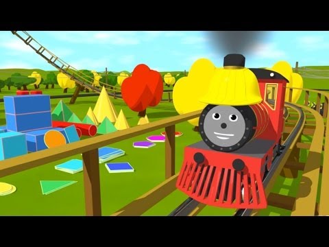 Мультик про паровозик Шонни. Учим формы и фигуры