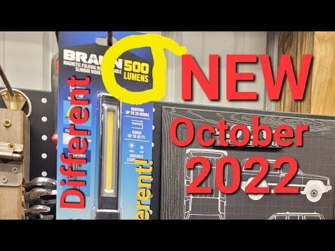 Thumbnail for New - Completely Foldable USB-C Rechargeable Braun Work Light from Harbor Freight #harborfreight
