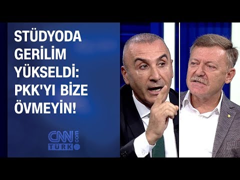 Stüdyoda gerilim yükseldi: PKK'yı bize övmeyin!