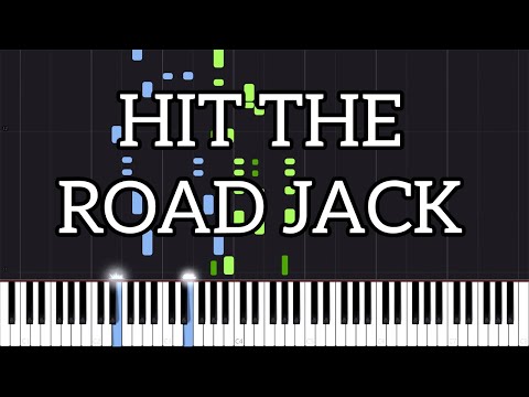 Hit The Road Jack - Ray Charles [Piano Tutorial] (Synthesia) // KindOfPianoCovers