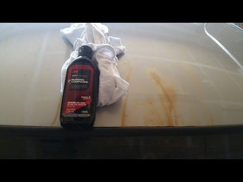 How to Remove Car Rust W/ 3m Rubbing Compound