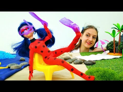 Thumbnail for Кукла Леди Баг нашла жемчужину!  Видео про игрушки из мультфильмов. Веселая наука. Игры для девочек
