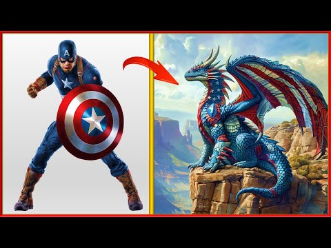 Thumbnail for AVENGERS but DRAGON VENGERS ???? All Characters (marvel & DC) 2024