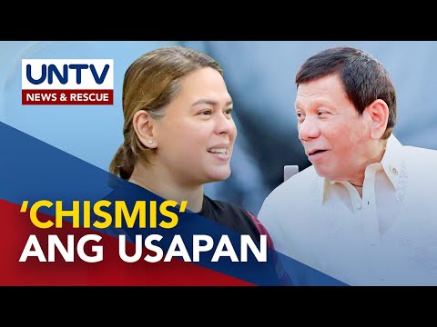 VP-elect Sara Duterte at Pangulong Duterte, hindi umano pinag-uusapan ang trabaho