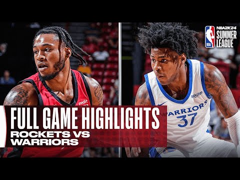 ROCKETS vs WARRIORS | NBA SUMMER LEAGUE | FULL GAME HIGHLIGHTS