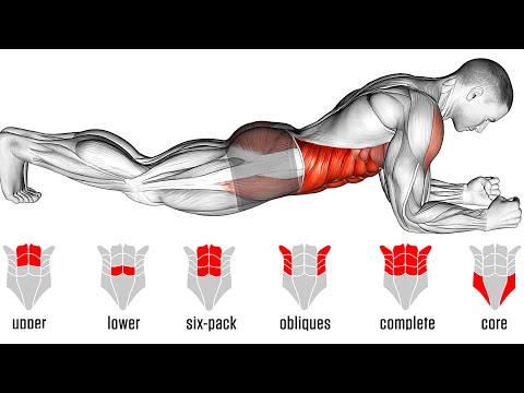 10 Min Plank Workout for Smaller Waist Flat Abs