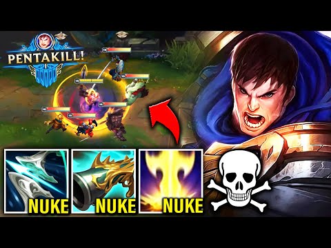 TRIPLE EXECUTE GAREN DELETES EVERYTHING IN SIGHT (PENTAKILL) - League of Legends