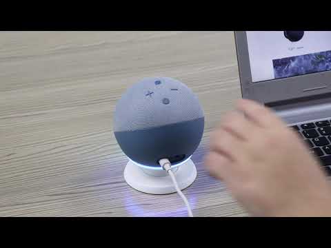 How to Use Table Stand for Echo Dot (4th Gen) - PlusAcc