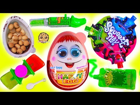 Thumbnail for Crazy Weird Candy Haul Video - Egg , Sour Juicy Drops + More