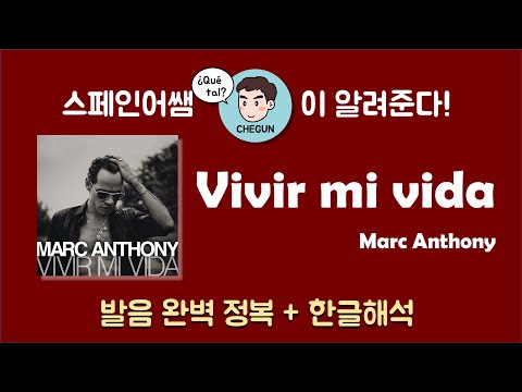Thumbnail for [스페인어노래] 2000년 이후 최고 히트 살사곡 Vivir mi vida 가사해석 + 발음 완벽정복
