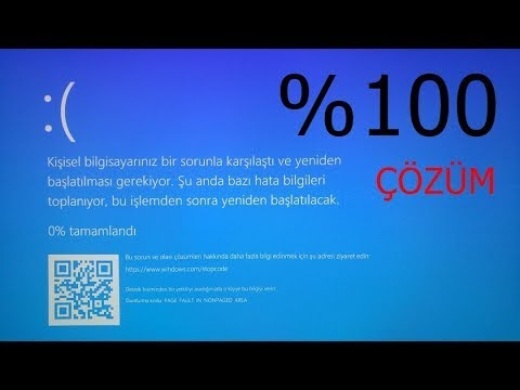 Windows 10 Mavi Ekran Hatası Sorunu Çözümü