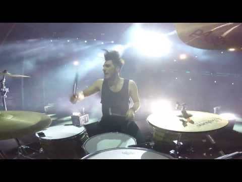 2CELLOS - (I Can&apos;t Get No) Satisfaction [Live at Arena di Verona] - DRUM CAM - Dusan Kranjc