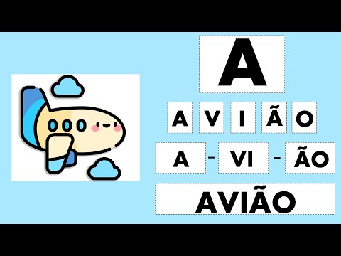 Thumbnail for Alfabeto infantil | PALAVRAS - SÍLABAS - LETRAS - FONEMAS - IMAGENS - Alfabetização