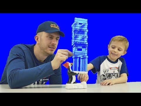 Thumbnail for Весёлое видео для детей ДРОЖАЩИЙ ПИНГВИН Shiver - Развивающие и смешные игры для детей с Даником