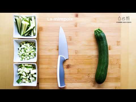Tuto astuce cuisine : couper ses légumes "Comme des Chefs"