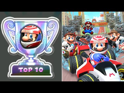 Thumbnail for Mario Kart Tour - All-Cup Ranking Top 1(0) Badge + All Courses (Mario Tour)