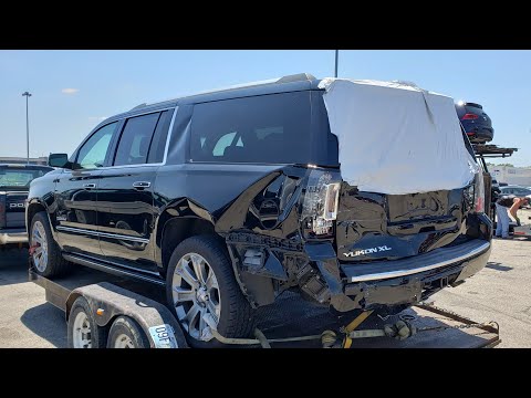 Жизнь в Америке. Ремонт машины после ДТП. 2016 GMC YUKON XL