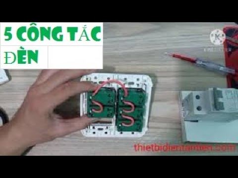 Hướng dẫn lắp đặt 5 công tắc đèn Panasonic dễ dàng | Đại lý thiết bị điện Panasonic TPHCM