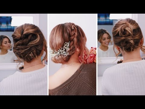 3 Easy Updos for Short/Medium Length Hair | Ashley Bloomfield | #BloomingBride Series