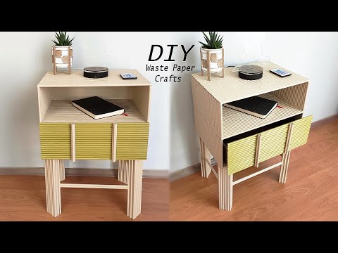 Thumbnail for DIY - Make a Bedside Table - How to Make a Nightstand with Waste Paper