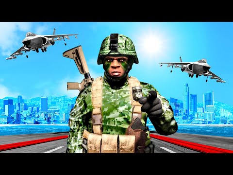 Joining THE MARINES in GTA 5!