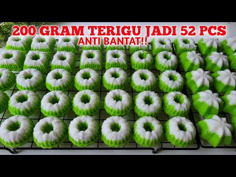 Thumbnail for BONGKAR RESEP PUTU AYU 200 GRAM JADI 52 PCS RASANYA ENAK BANGET SUPER LEMBUT DIJUAL UNTUNG BANYAK