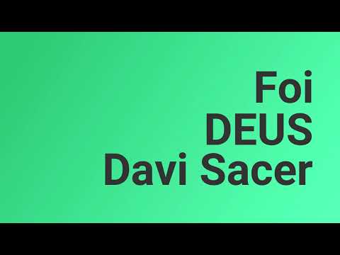 Thumbnail for Foi DEUS | Davi Sacer Letra