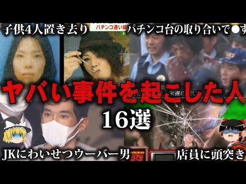 【総集編】ヤバい事件を起こした人たちをゆっくり解説【作業用】