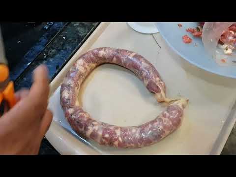 Como fazer linguiça caseira #artesanal #aprendendo #linguiçaartesanal