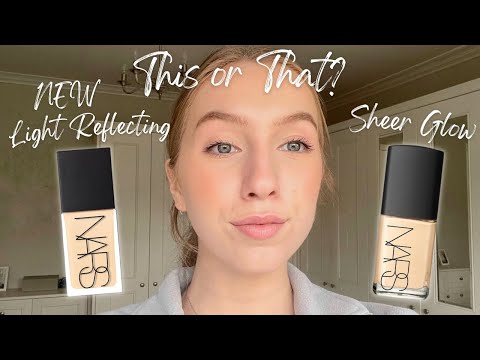 Thumbnail for NEW NARS Light Reflecting Foundation vs. NARS Sheer Glow ✨ | Side by Side Comparison + Wear Test