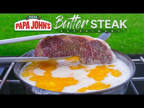 I deep fried STEAKS using Papa John's Garlic Sauce and this happened!