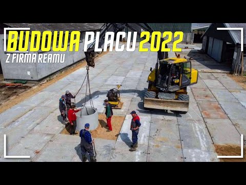 ✓Budowa placu z płyty betonowych w ®GR HOEKSTRA® z firmą ®RAMEAU® 2022 |3x VOLVO| & |4x CAT|✓