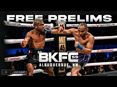 Thumbnail for ???? LIVE Bare Knuckle Fighting Championships 59 Prelims | Live from Albuquerque, NM