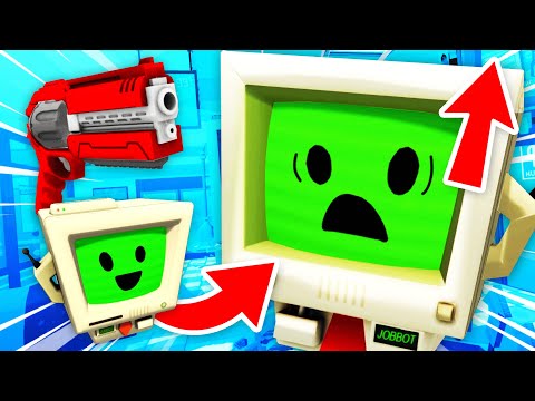 Infinitely Growing Job Bot With SECRET GUN (VR)