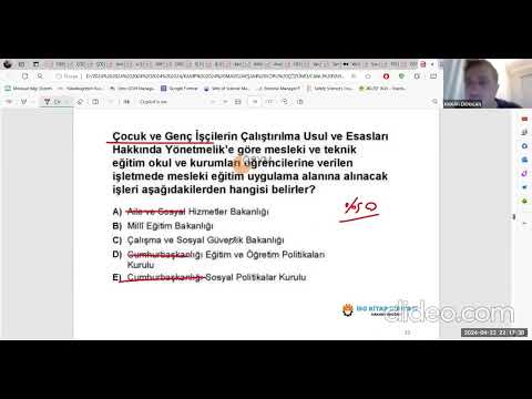 İSG SINAVLARINA HAZIRLIK SORU ÇÖZÜMLERİ 2024 -3