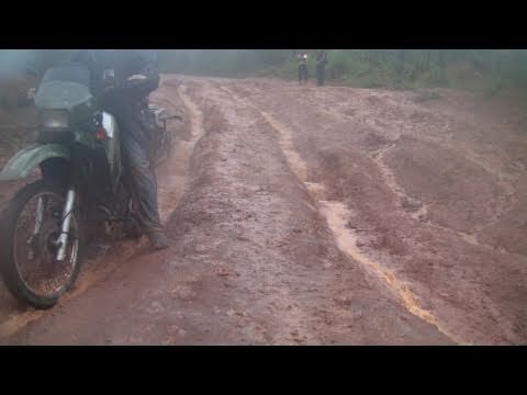 KLR650 Riding in Mud and Rain