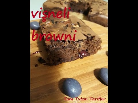 VİŞNELİ BROWNİ | Brownie Nasıl Yapılır? | Cherry Brownie | Harika bir tarif mutlaka denenmeli!