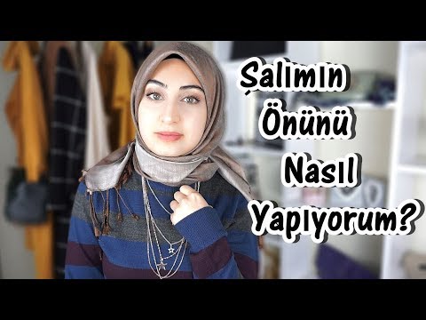 Şalımın Önünü Nasıl Eşarp Gibi Yapıyorum ? |Günlük Şal Bağlama Rutinim