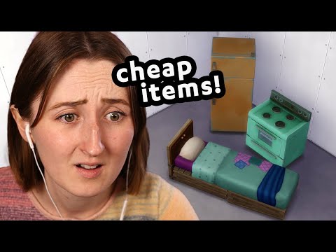 building in the sims using only the CHEAPEST items